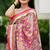 Ajrakh fancy hand block mulmul cotton sarees
