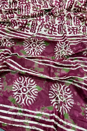 Bagru block print  mulmul cotton sarees