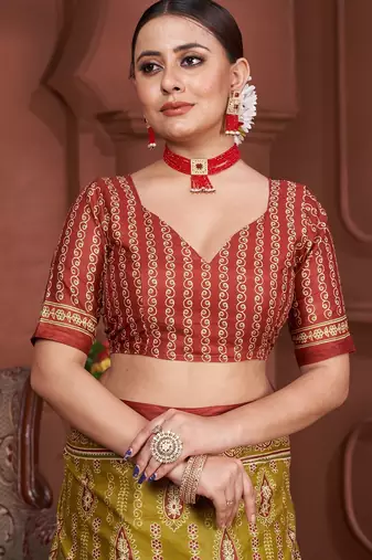Ajrakh fancy hand block mulmul cotton sarees