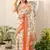 Mulmul cotton hand block printed with mirror work