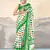 Pure cotton tiranga block printed sarees with blouse pice