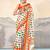 Pure cotton tiranga block printed sarees with blouse pice