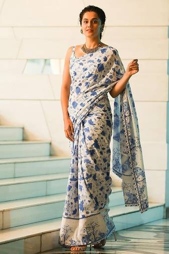 Pure cotton hand  block print sarees  and blouse