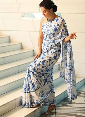 Pure cotton hand  block print sarees  and blouse 4