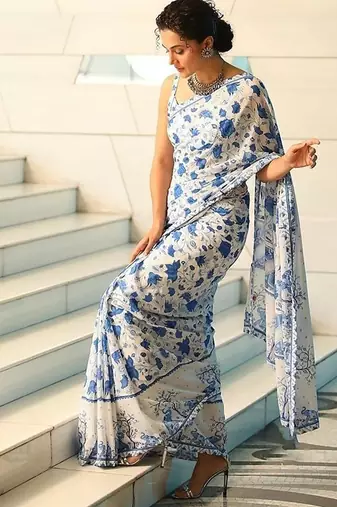 Pure cotton hand  block print sarees  and blouse