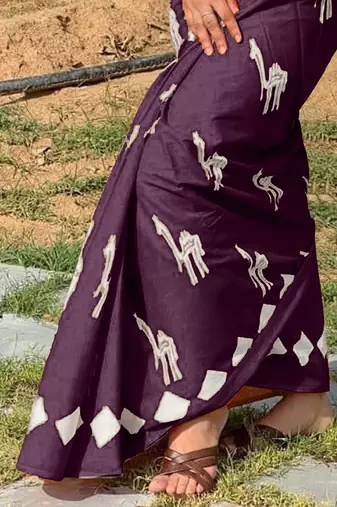 Pure cotton fancy cemal animal tranding jaipur block print sarees