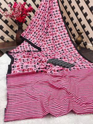 Jaipur hand block ikkat print sarees 5