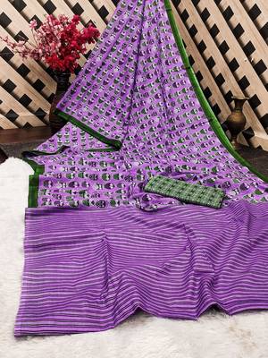Jaipur hand block ikkat print sarees 5