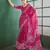 Cotton jaipur block print sarees with and blouse pice