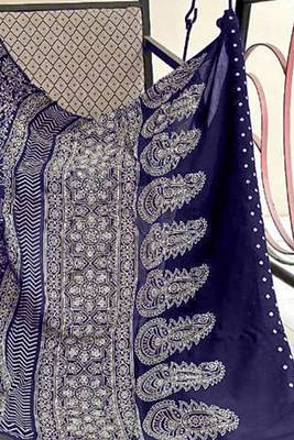 Mtr pure cotton bandhej printd sarees with blouse 3