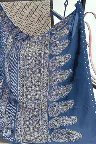 Mtr pure cotton bandhej printd sarees with blouse