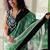 Pure cotton fancy ikkat print sarees with blouse pice*