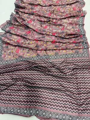Bagru hand block print pure cotton ajrakh test sarees 5