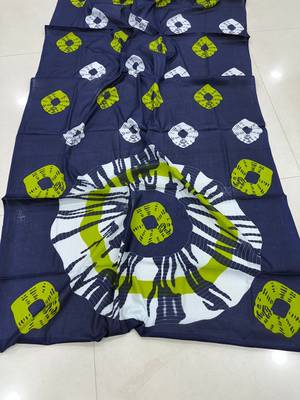 Premium mulmul cotton tiedye printed sarees 5