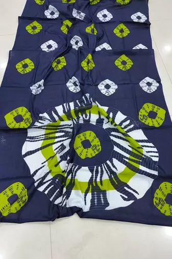 Premium mulmul cotton tiedye printed sarees