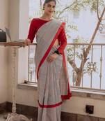 Pure cotton fancy tranding office wear jaipur block print sarees