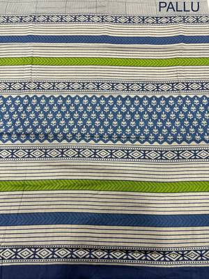 pure cotton fancy jaipuri  print sarees with blouse 5
