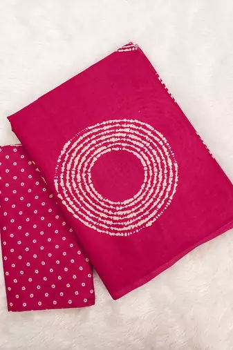 Traditional ajrakh bandhej handblock print sarees
