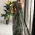 Beutiful bagru bandhani printed sarees with hevy zari bordar