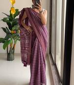 Beutiful bagru bandhani printed sarees with hevy zari bordar