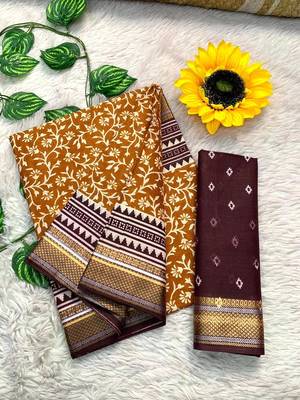 Beutiful bagru bandhani printed sarees with hevy zari bordar 5