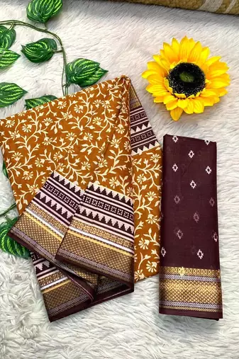 Beutiful bagru bandhani printed sarees with hevy zari bordar