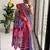 Beutiful bagru bandhani printed sarees with hevy zari bordar