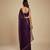 Dark Purple Party wear Lehenga Saree