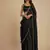 Black Party wear Lehenga Saree
