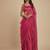 Rani Pink Party wear Lehenga Saree