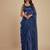 Blue Party wear Lehenga Saree