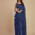 Blue Party wear Lehenga Saree