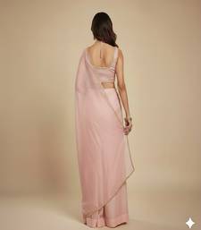 Light Onion Pink Party wear Lehenga Saree