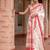 White red traditional silk blend saree