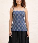 Grey cotton corset kurti