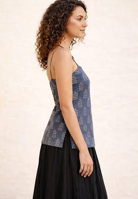 Grey cotton corset kurti 2