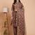  women   s cambric cotton floral print short kurta pant with dupatta set (green)