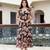 Yash gallery women's chiffon floral printed maxi length square neck sleeveless summer dress (black)