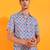  men's polyester geomatrical printed regular shirt (multi)