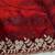 Red Color Dori embroidery work satin Saree 