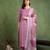 Yash gallery women's cotton floral printed gotta patti straight kurta with printed pant & dupatta