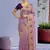 Lavender color Sequences and multi thread Saree satin sarees 