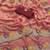 Peach color Sequences and multi thread Saree satin sarees 