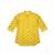 Fullsleeves bandhni short kurta for infant boys yellow