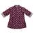 Fullsleeves bandhni short kurta for infant boys  purple