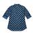 Fullsleeves bandhni short kurta for infant boys blue