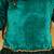 Full sleeves velvet party dress for girls  green