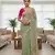 Mint color sequnce with Multi Thread work with cut work border  chiffon Saree