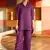 Plum purple linen blend coord set