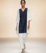 Ivory chanderi kurta set